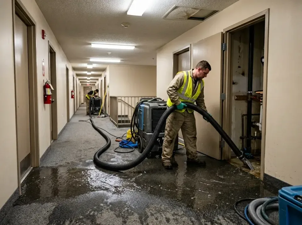 multi-unit-apartment-hallway-f-005 — frequently asked questions, Emergency Burst Pipe Water Extraction & Removal in Gulfport…